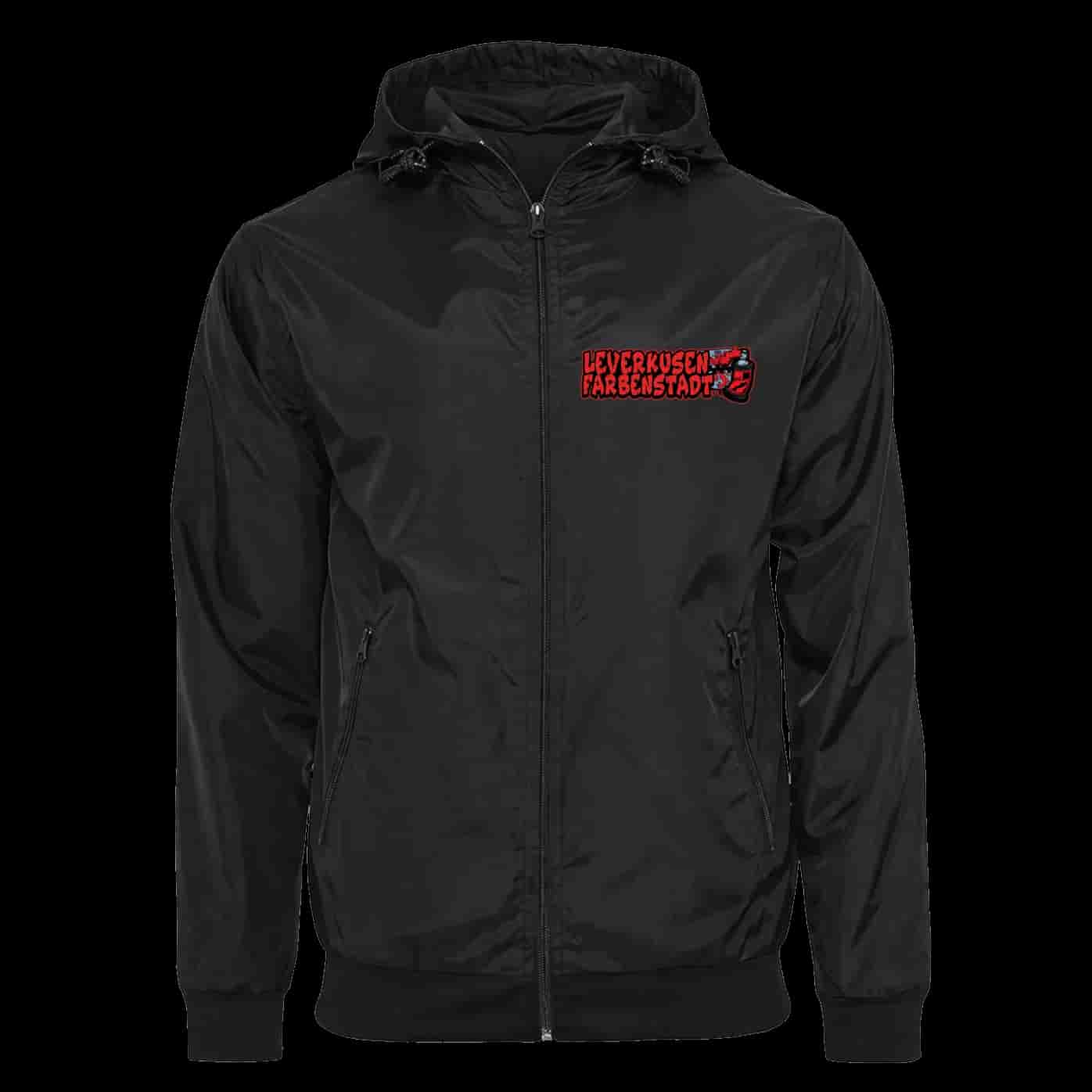 Leverkusen farbenstadt Jacke mit abnehmbarer Balaclava
