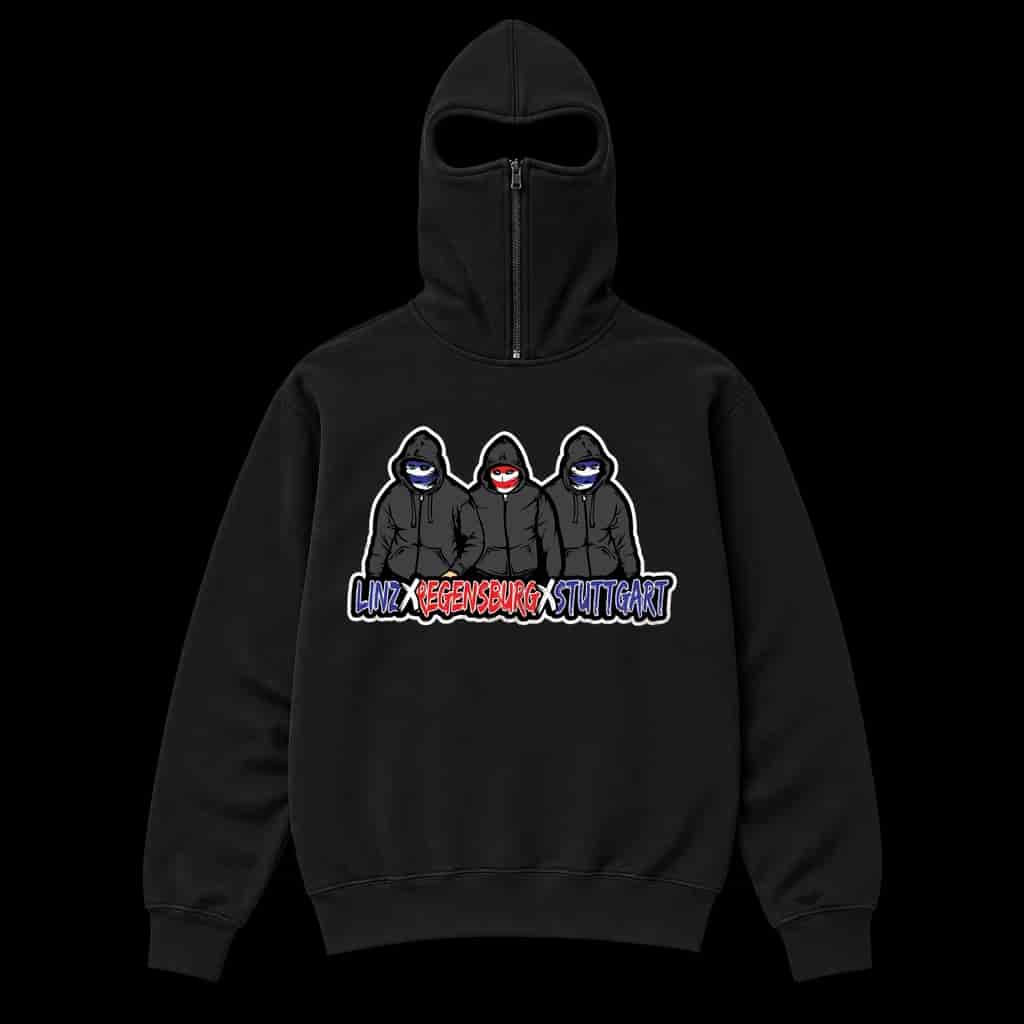 Linz X Regensburg x Stuttgart Ninja Kapuzenpullover