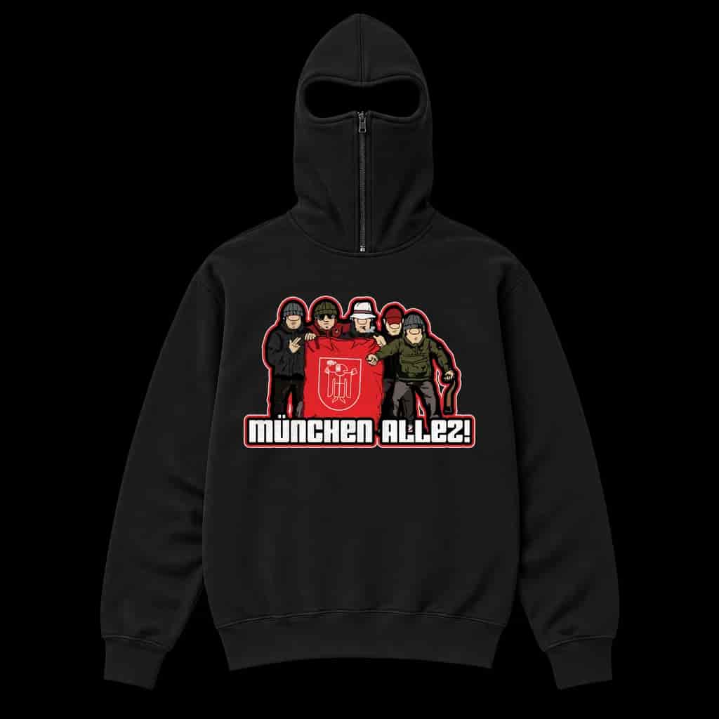 München Allez Ninja Kapuzenpullover