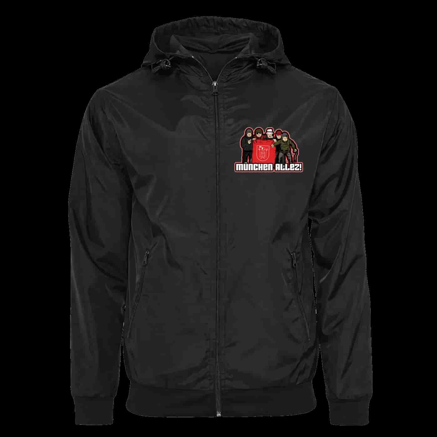 München Allez Jacke mit abnehmbarer Balaclava