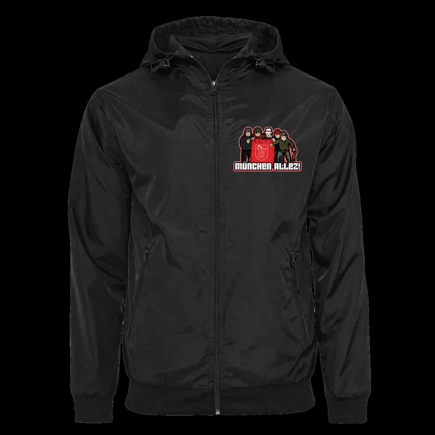 München Allez Jacke mit abnehmbarer Balaclava