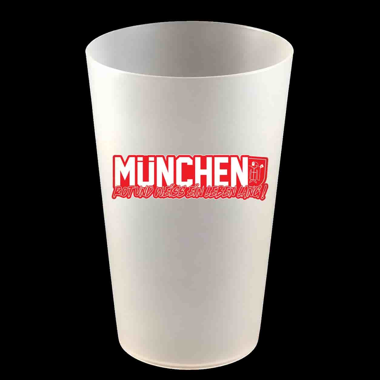 München, rot und weiss ein leben lang Hartbecher