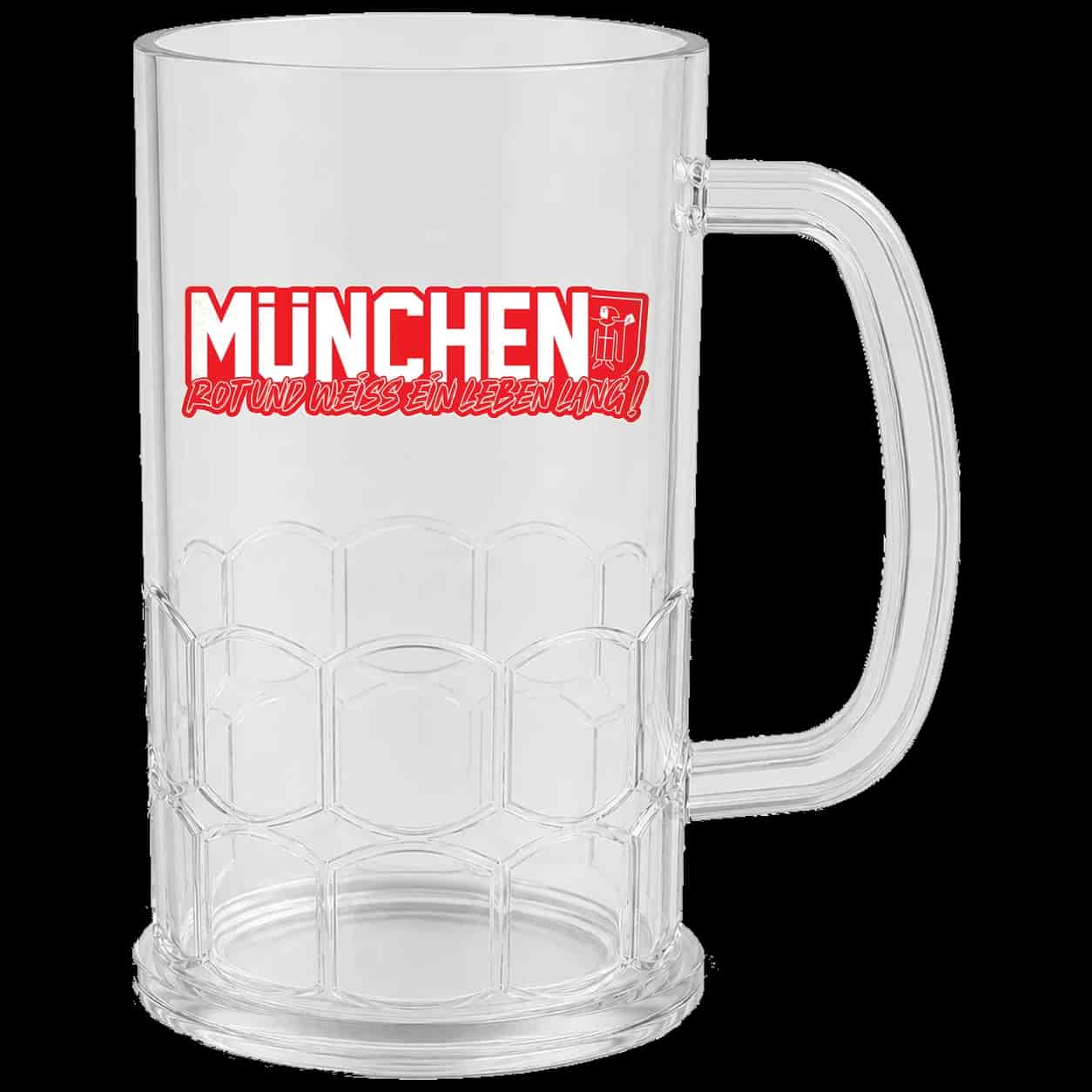 München, rot und weiss ein leben lang Bierkrug