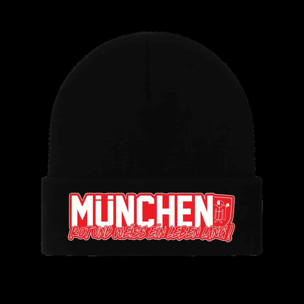 München, rot und weiss ein leben lang Mütze