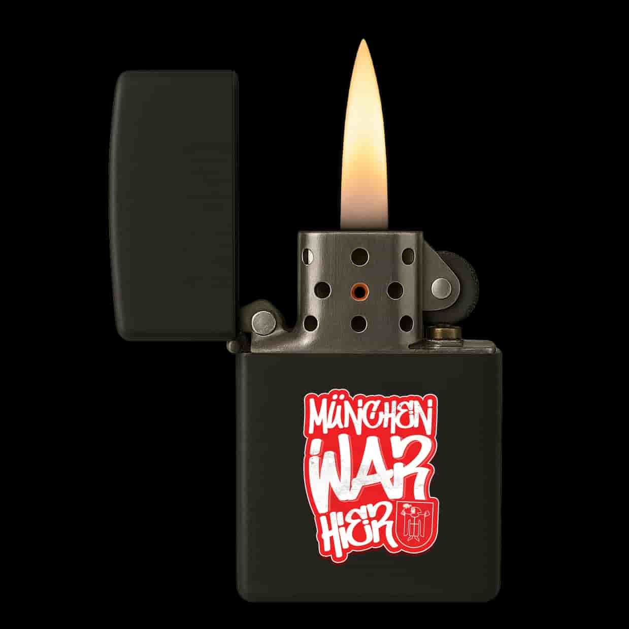 München war hier Feuerzeug