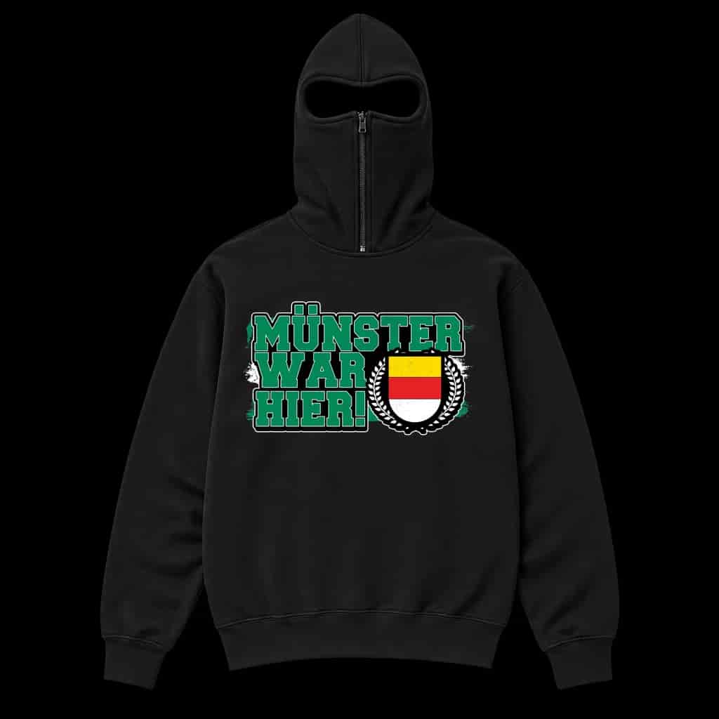 Münster war hier Ninja Kapuzenpullover