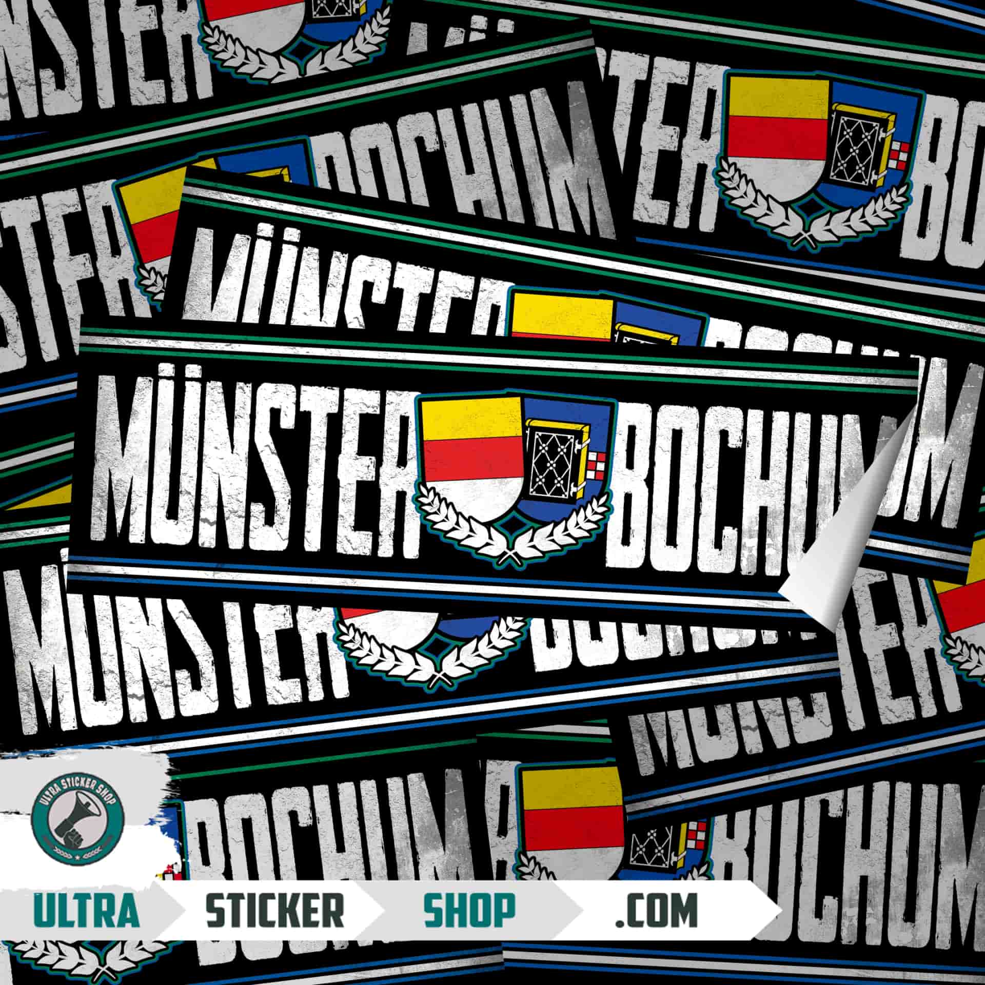 Münster X Bochum Aufkleber