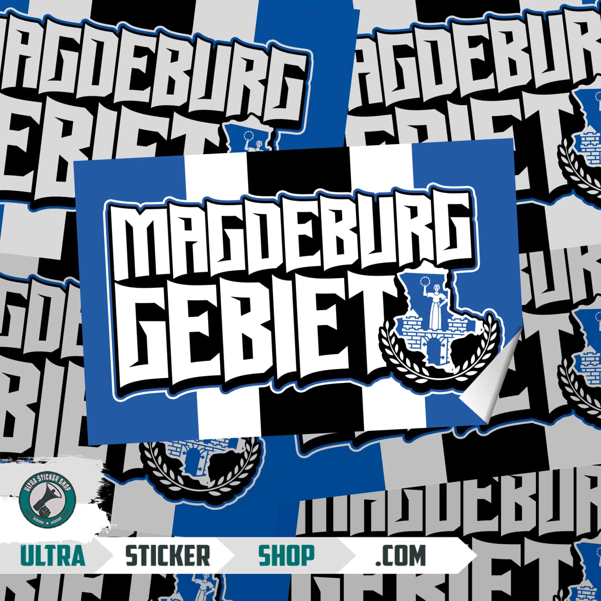 Magdeburg Gebiet Aufkleber