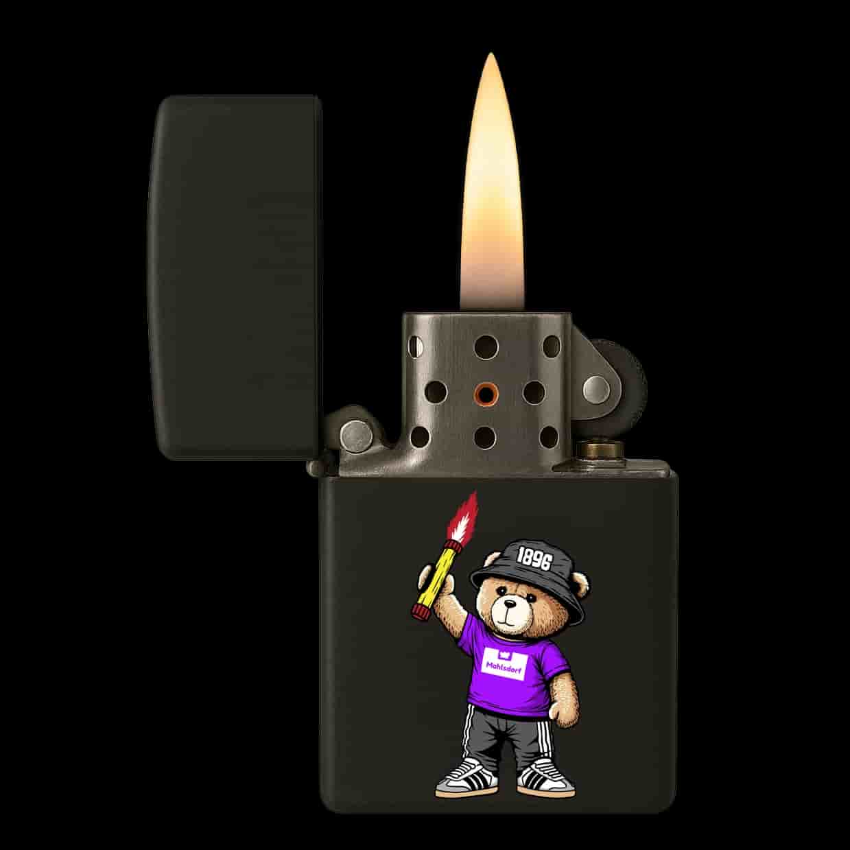 Mahlsdorf 1896 bear Feuerzeug