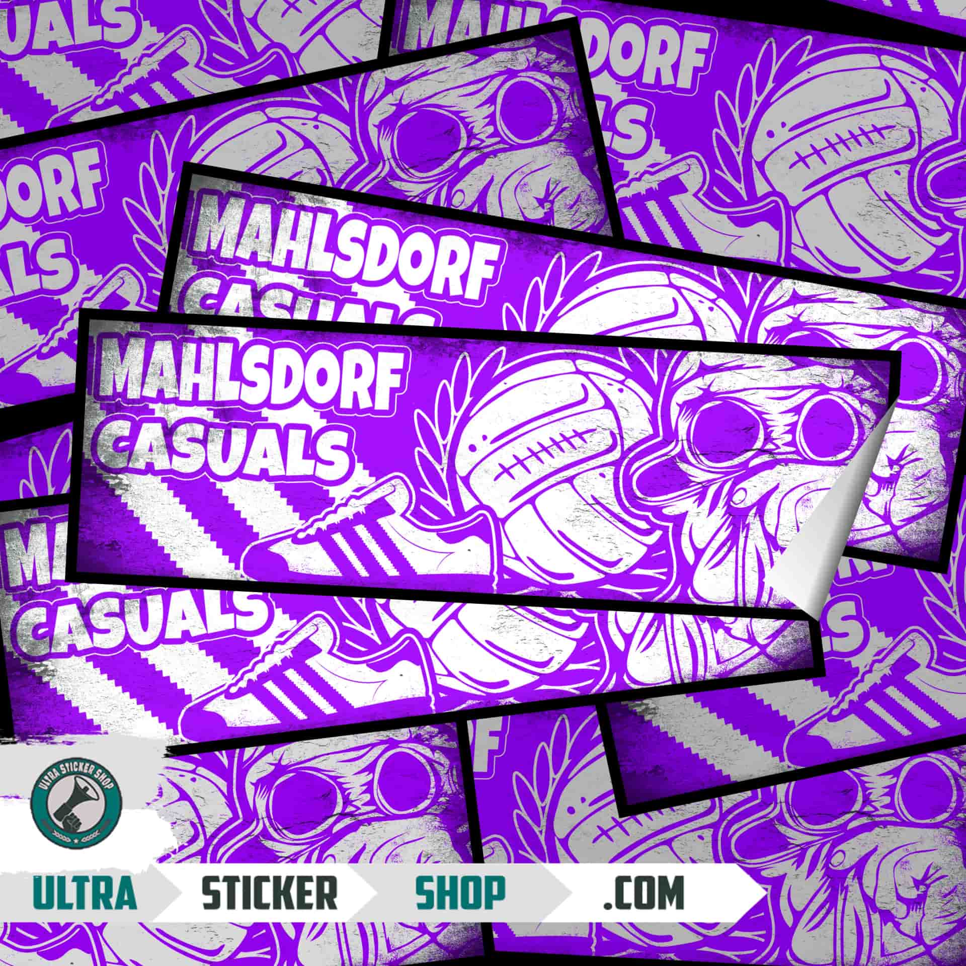 Mahlsdorf casuals Aufkleber