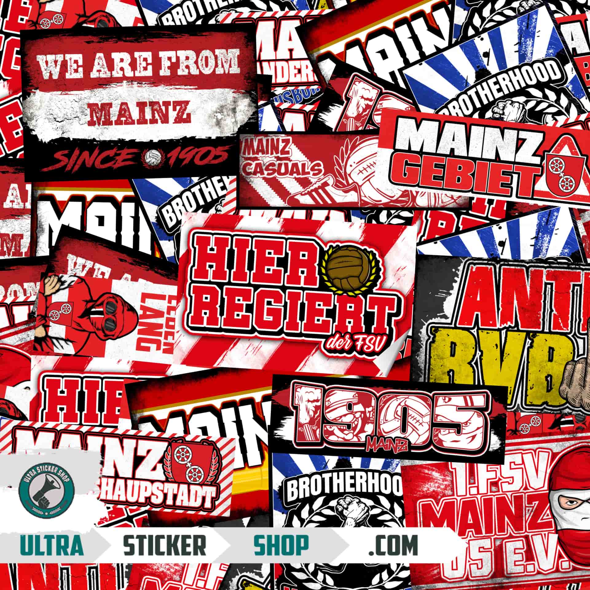 Mainz Aufkleber-Mix