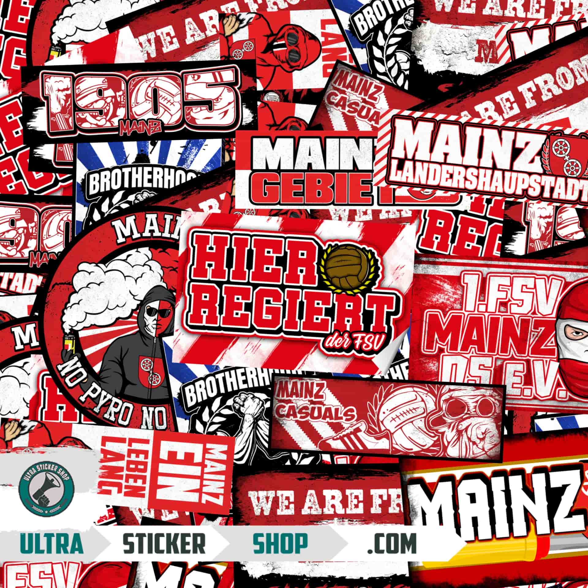 Mainz Aufkleber-Mix