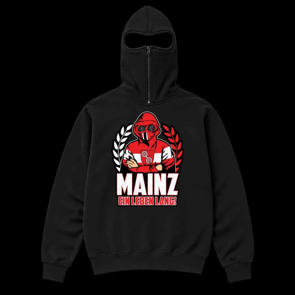 Mainz ein leben lang Ninja Kapuzenpullover