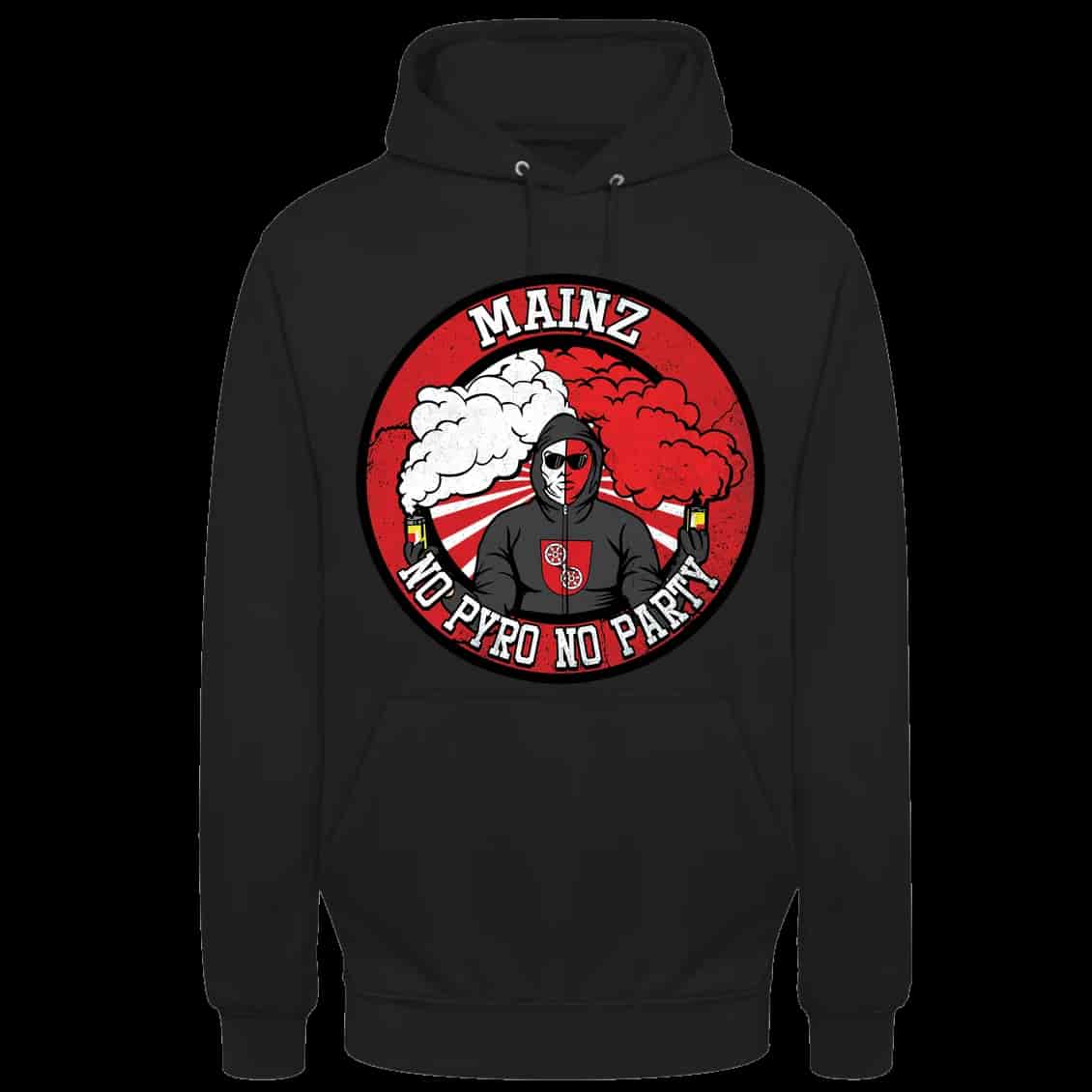 Mainz no pyro no party Hoodie