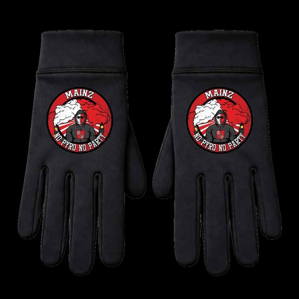 Mainz no pyro no party Handschuhe