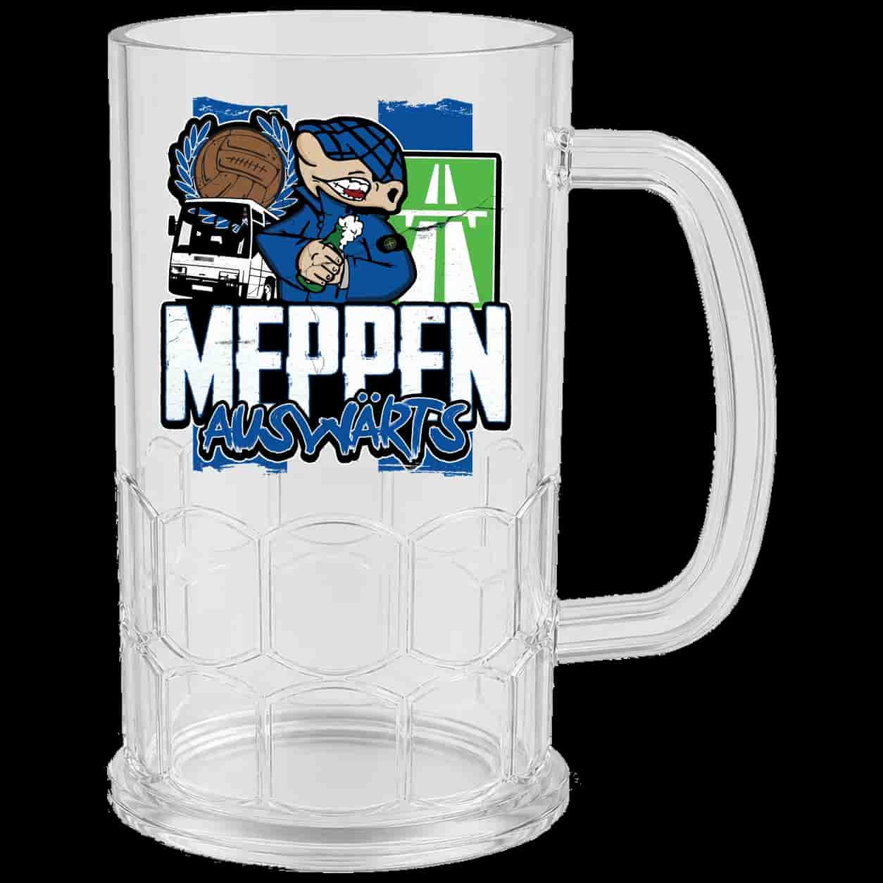 Meppen auswärts Bierkrug