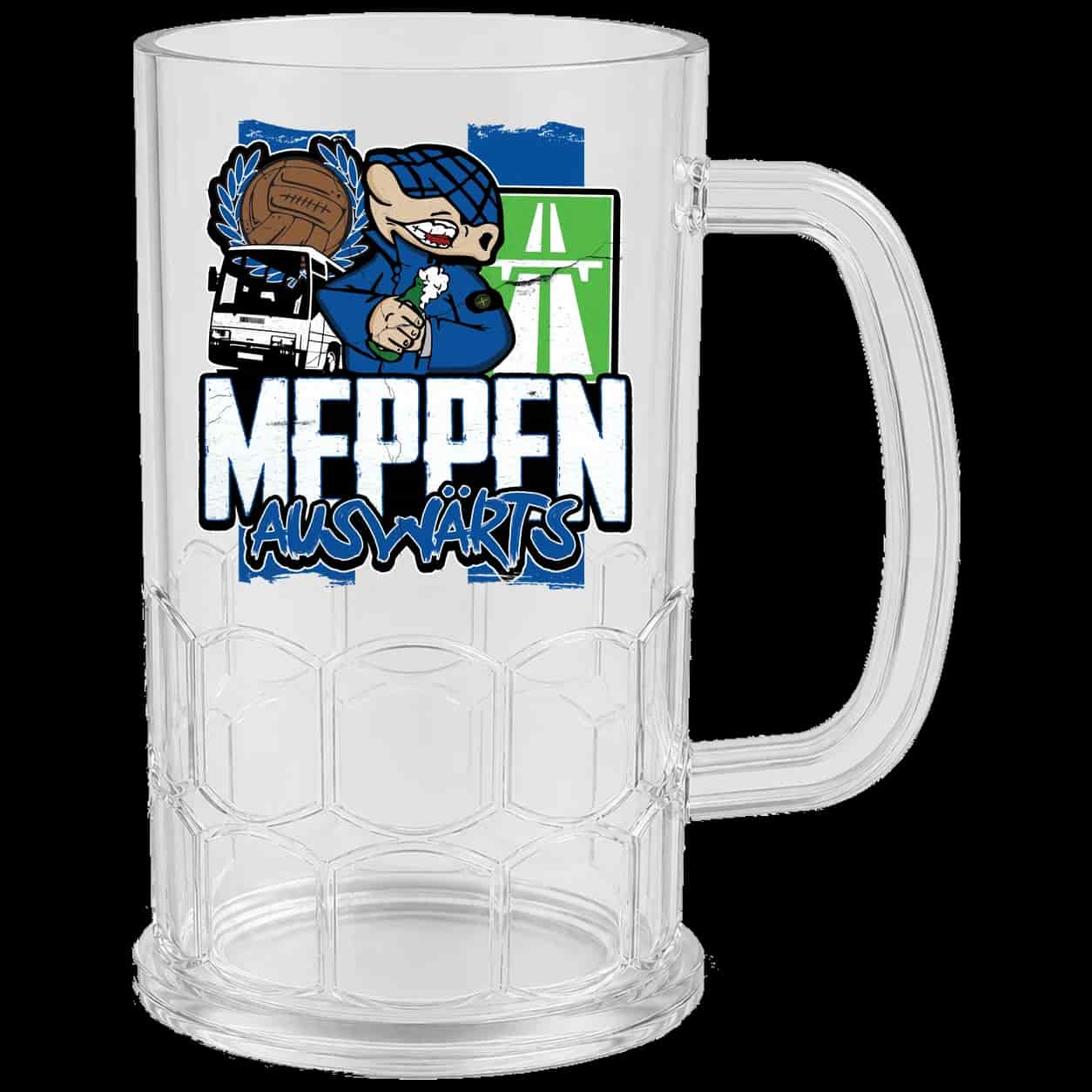 Meppen auswärts Bierkrug