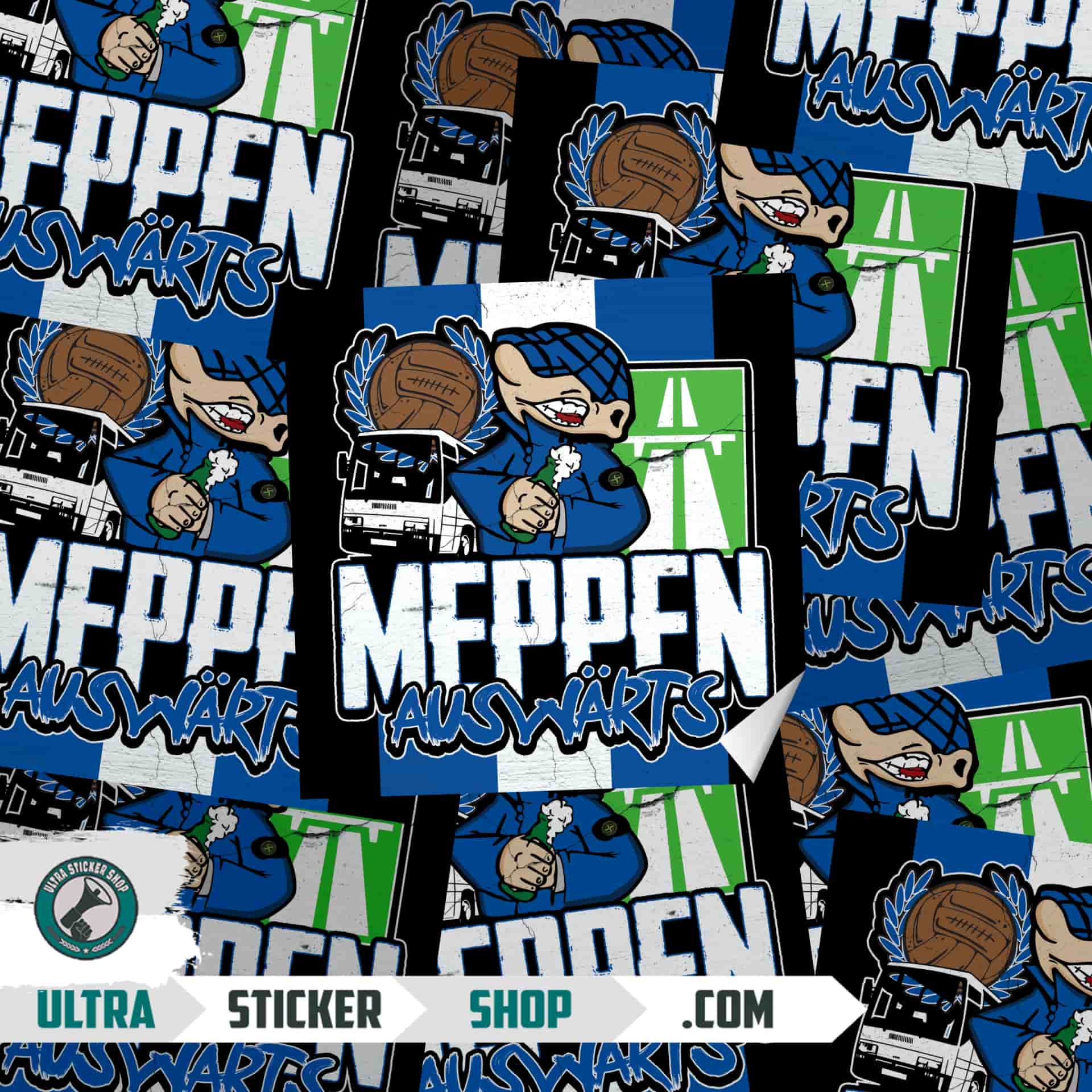 Meppen auswärts Aufkleber