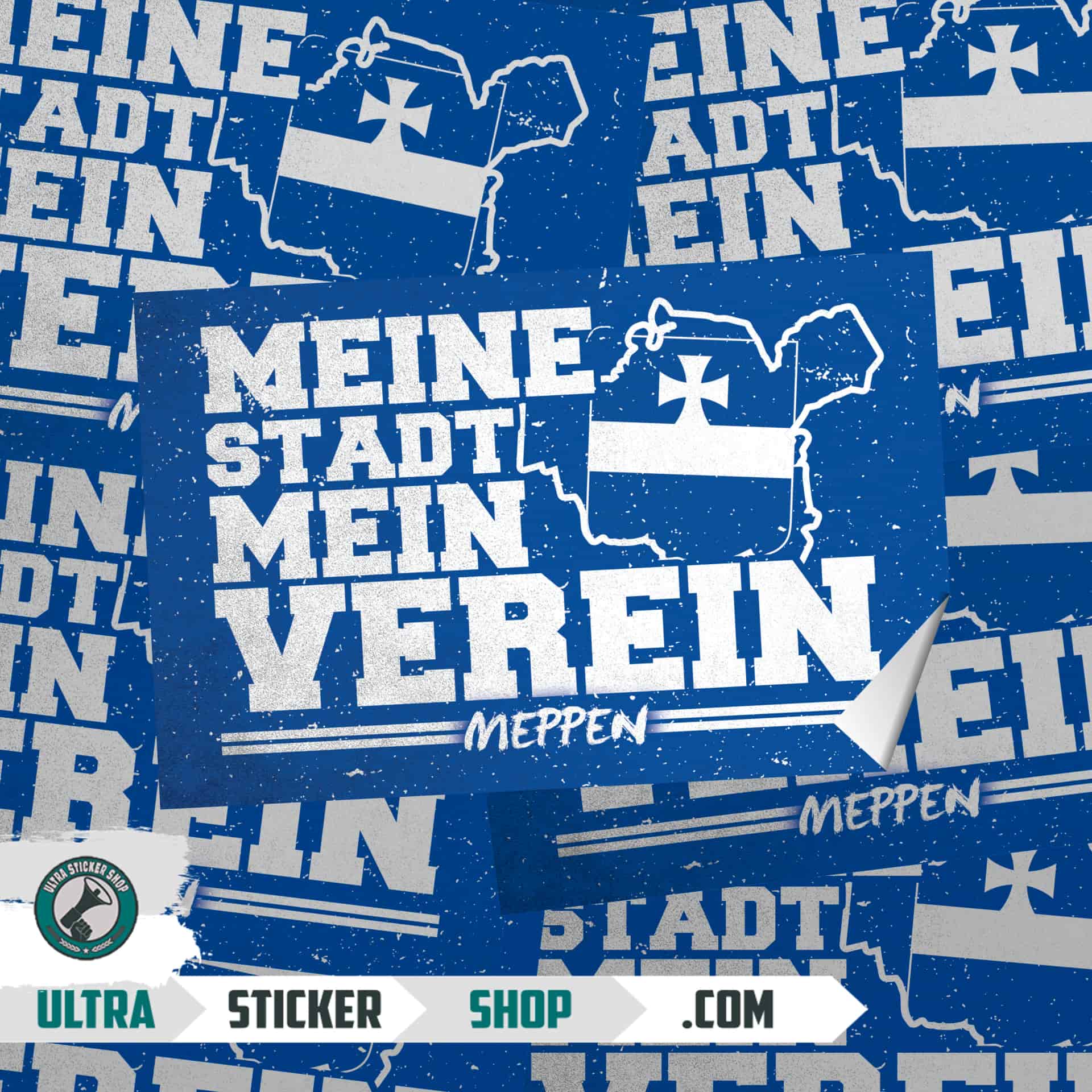Meppen Meine stadt mein verein Aufkleber
