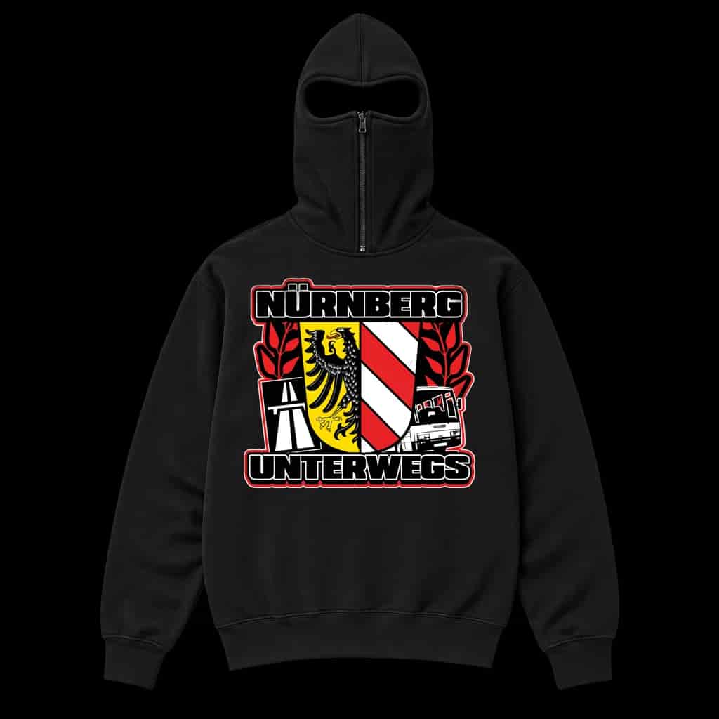 Nürnberg unterwegs Ninja Kapuzenpullover