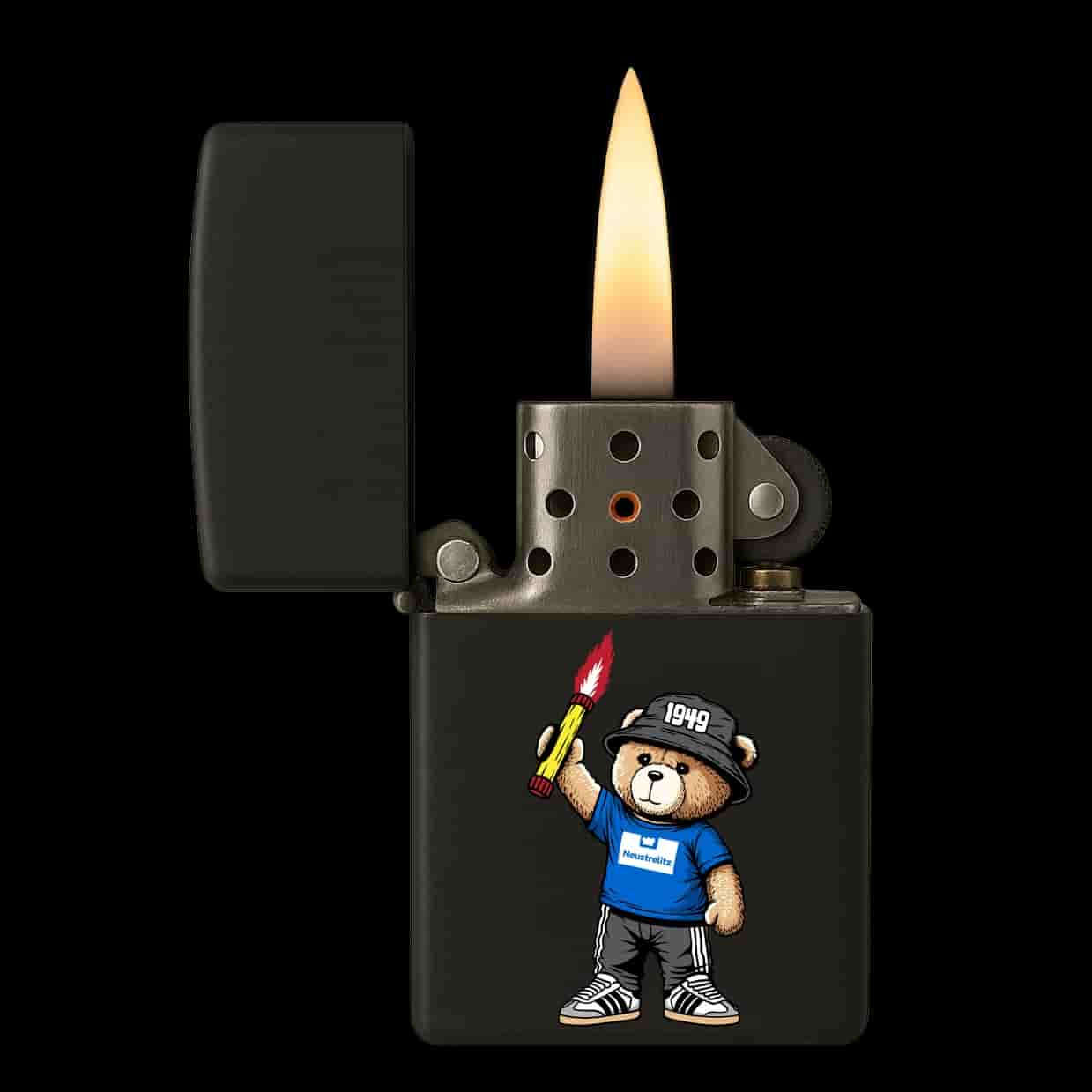 Neustrelitz 1949 bear Feuerzeug