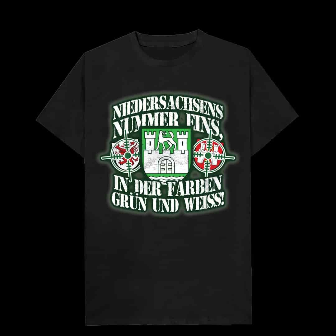 Niedersachsens nummer eins, in den farben grün und weiss T-Shirt