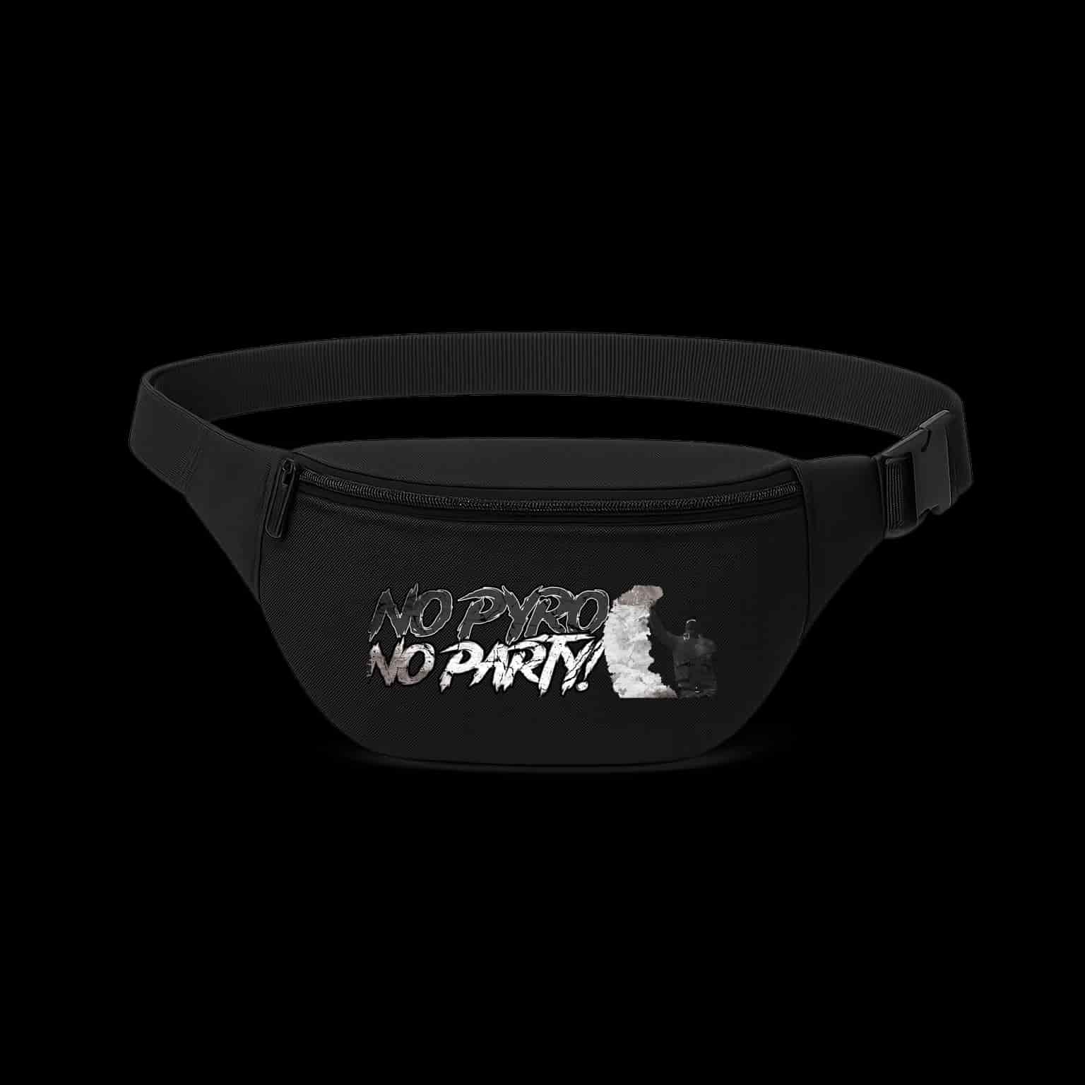 No pyro no party Gürteltasche