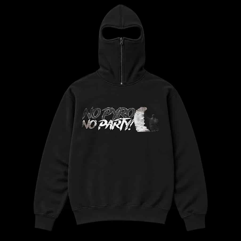 No pyro no party Ninja Kapuzenpullover