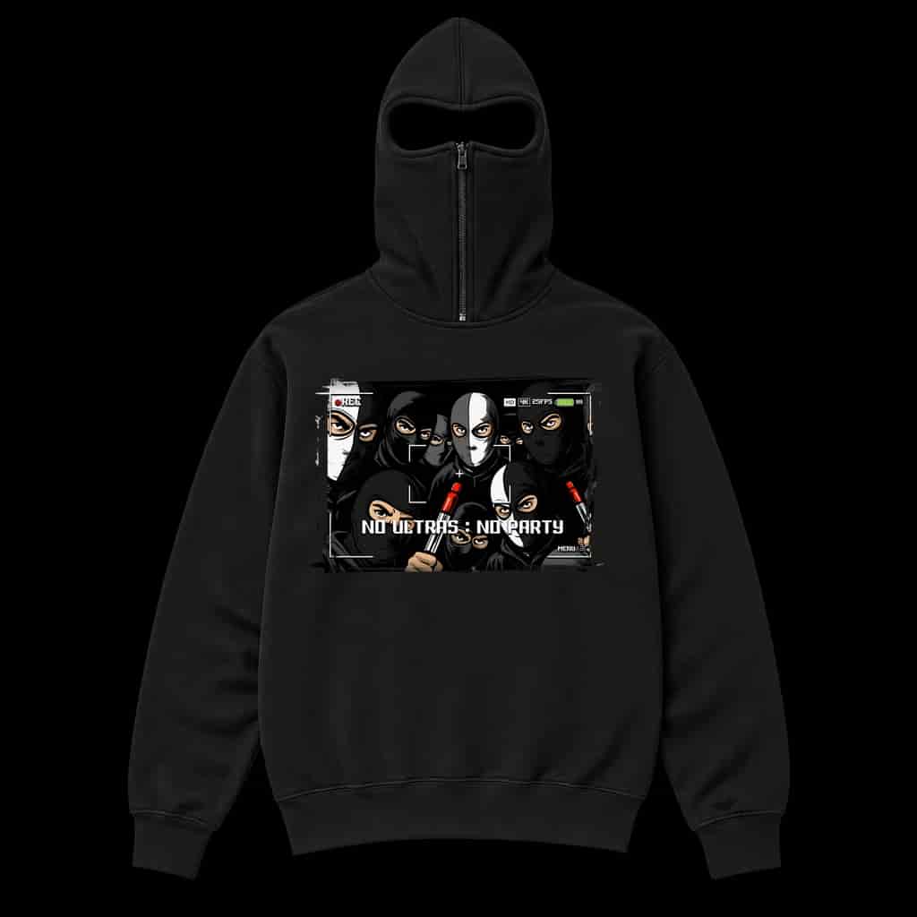 No ultras : No party Ninja Kapuzenpullover