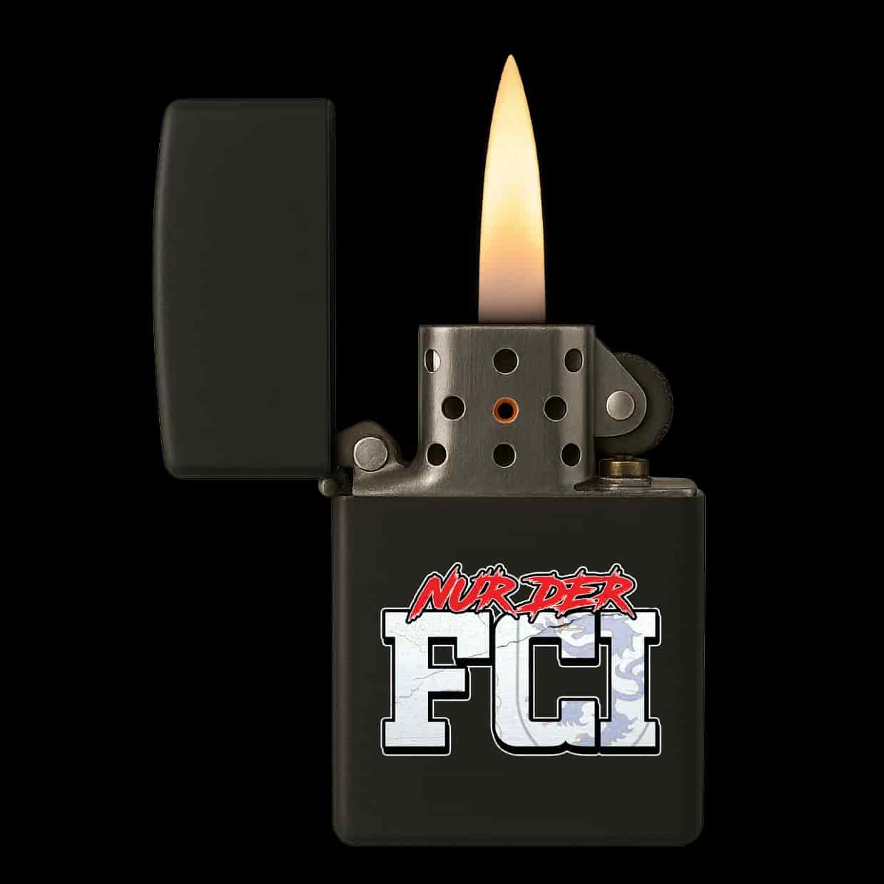 Nur der FCI Feuerzeug