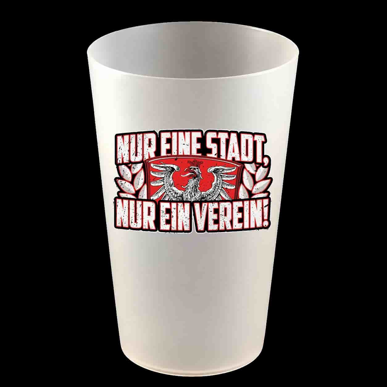 Nur eine stadt, Nur ein verein Hartbecher