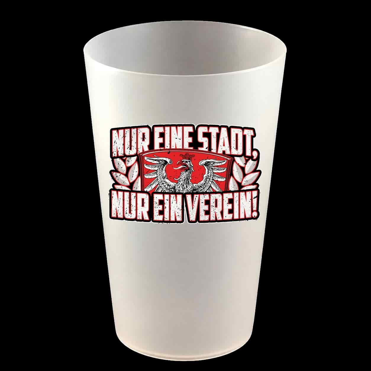 Nur eine stadt, Nur ein verein Hartbecher