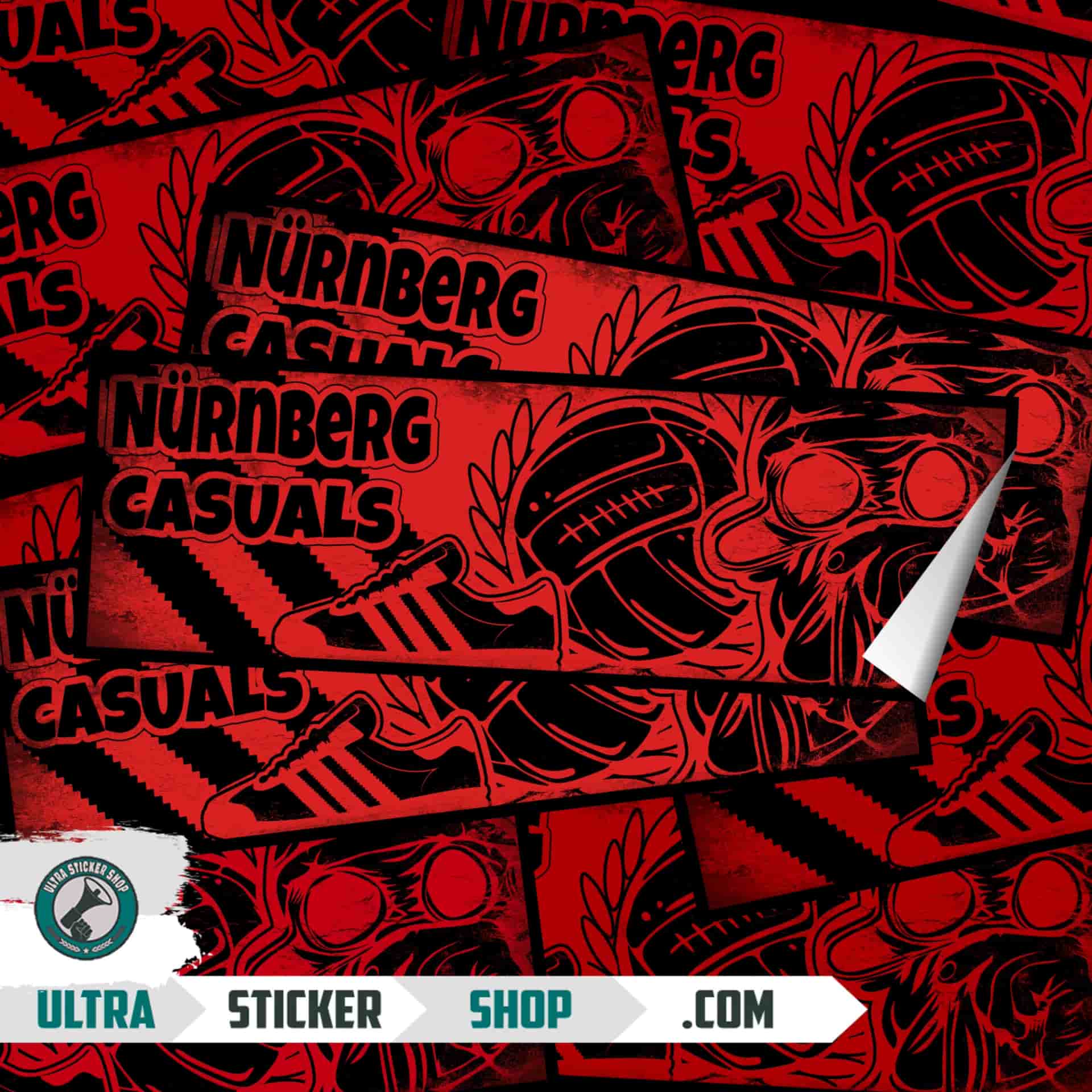 Nürnberg casuals Aufkleber