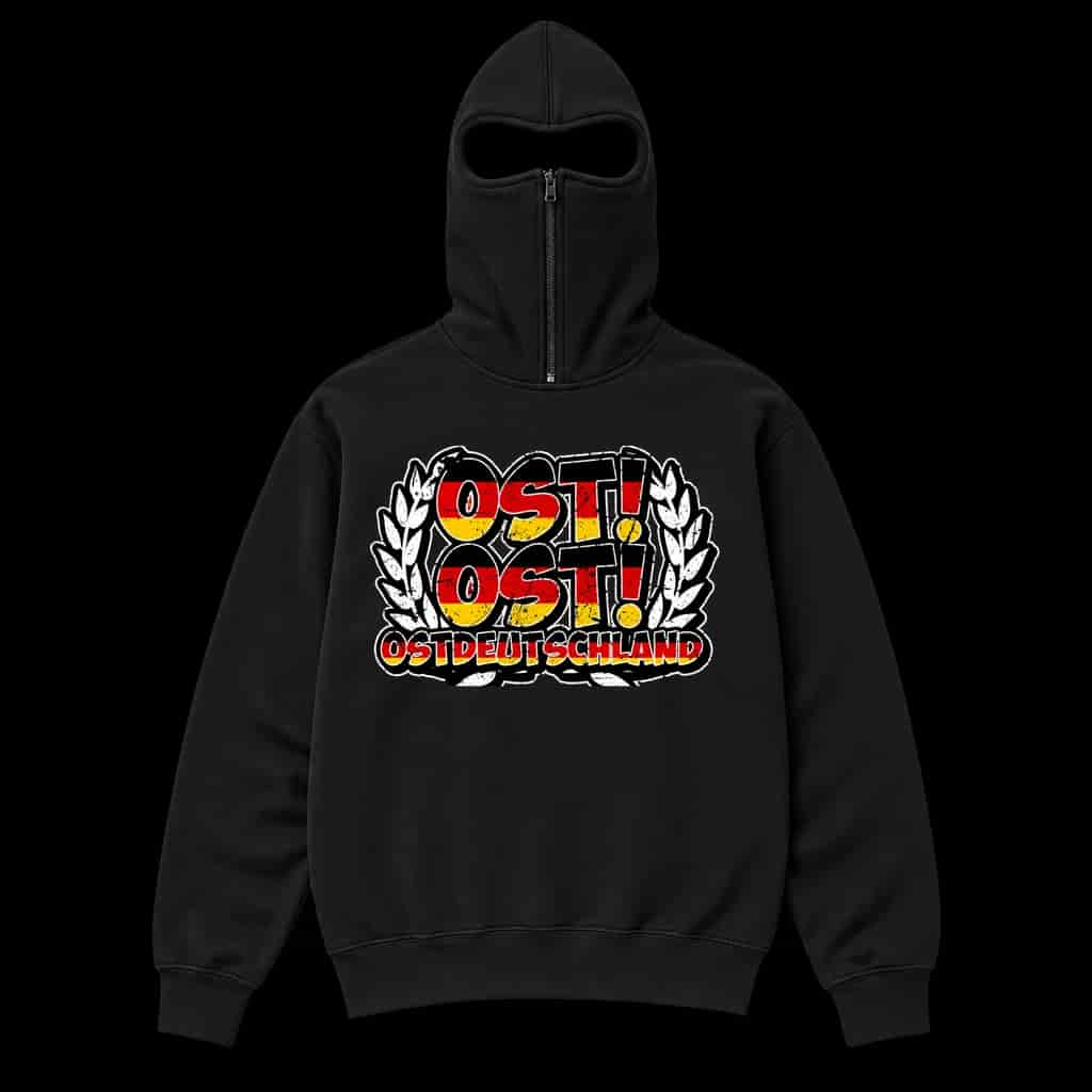 Ost! Ost! Ostdeutschland Ninja Kapuzenpullover