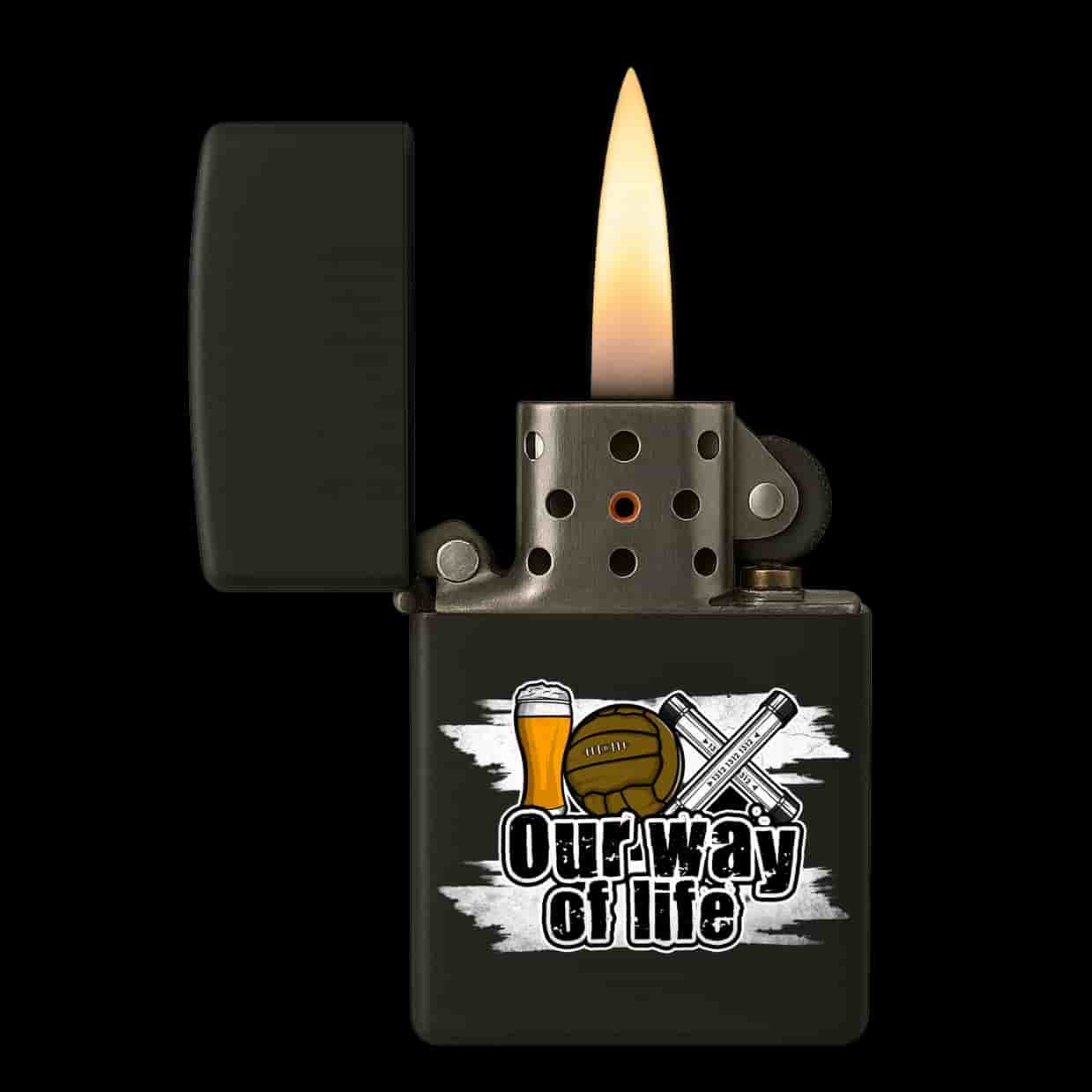 Our way of life Feuerzeug