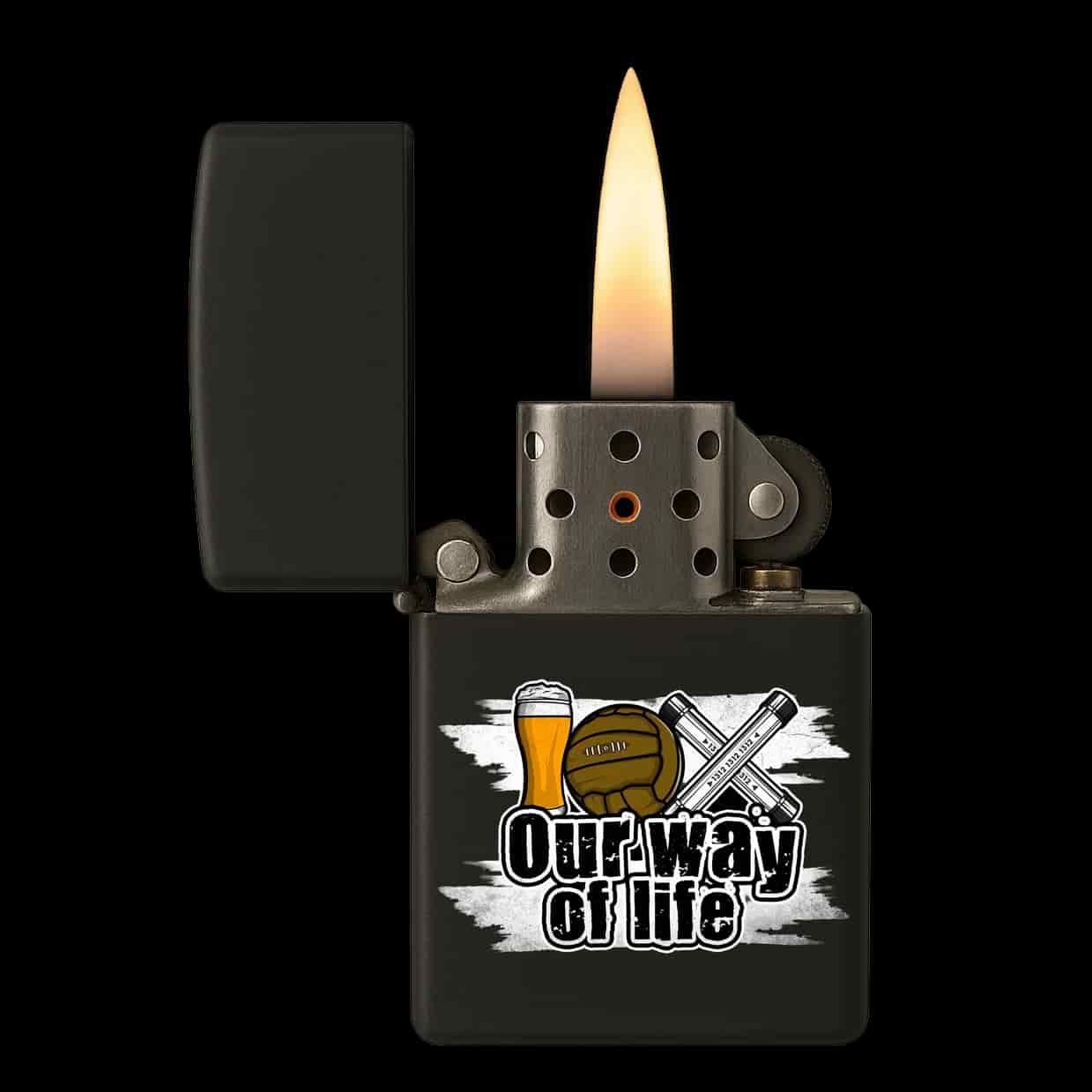 Our way of life Feuerzeug