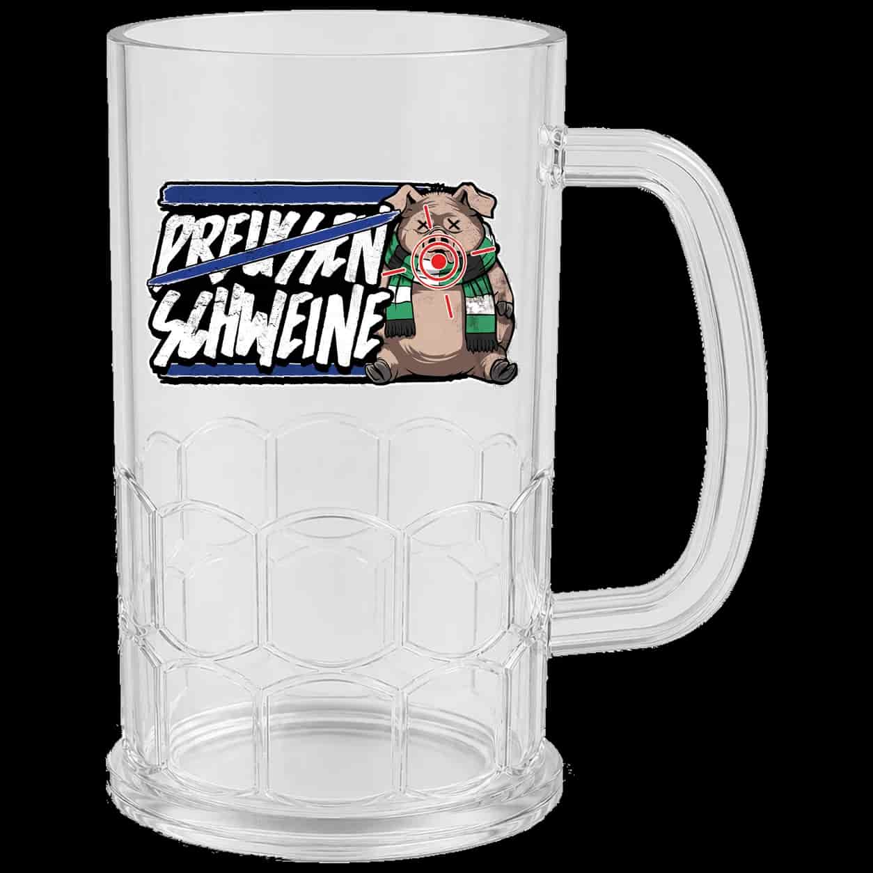 Preussen Schweine Bierkrug