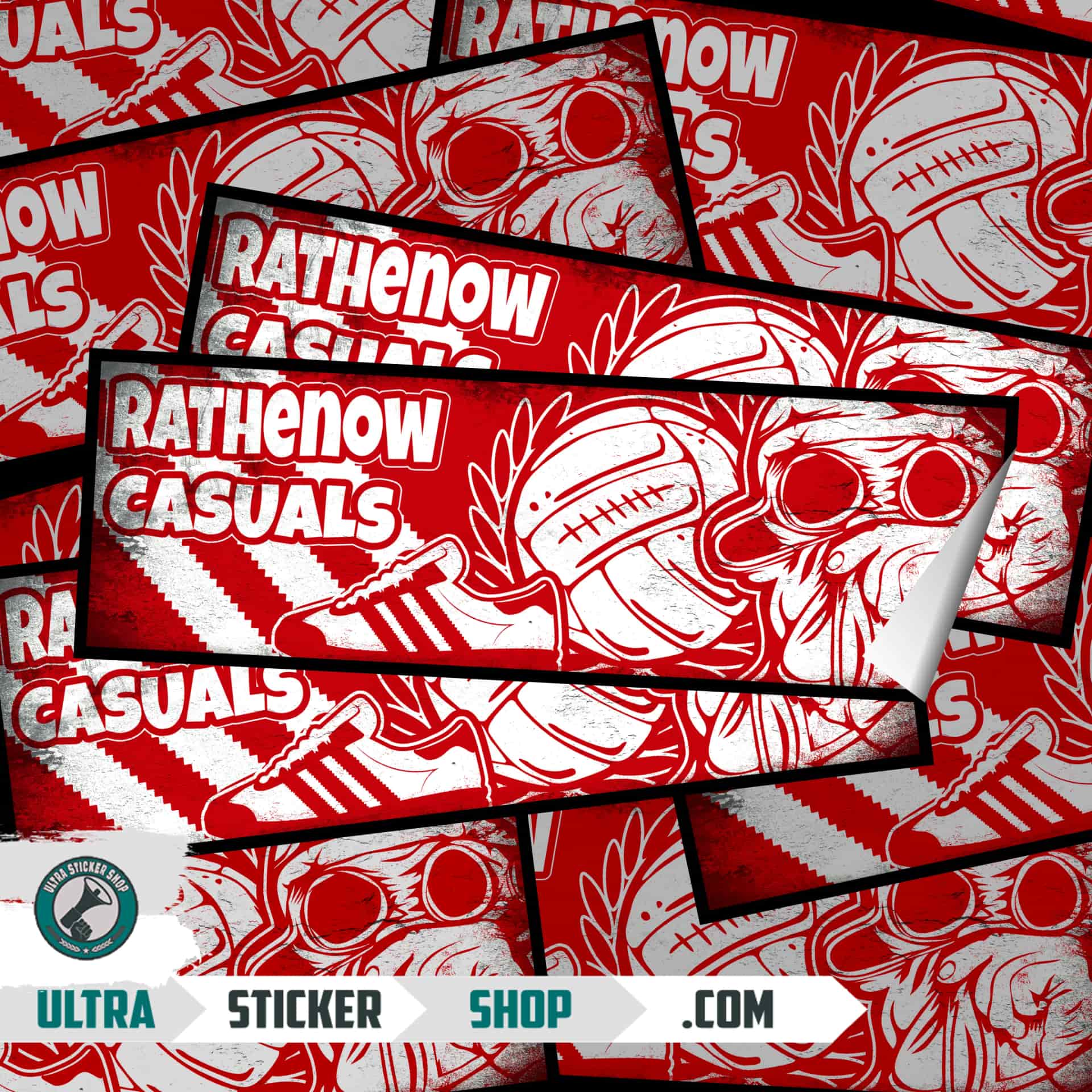 Rathenow casuals Aufkleber