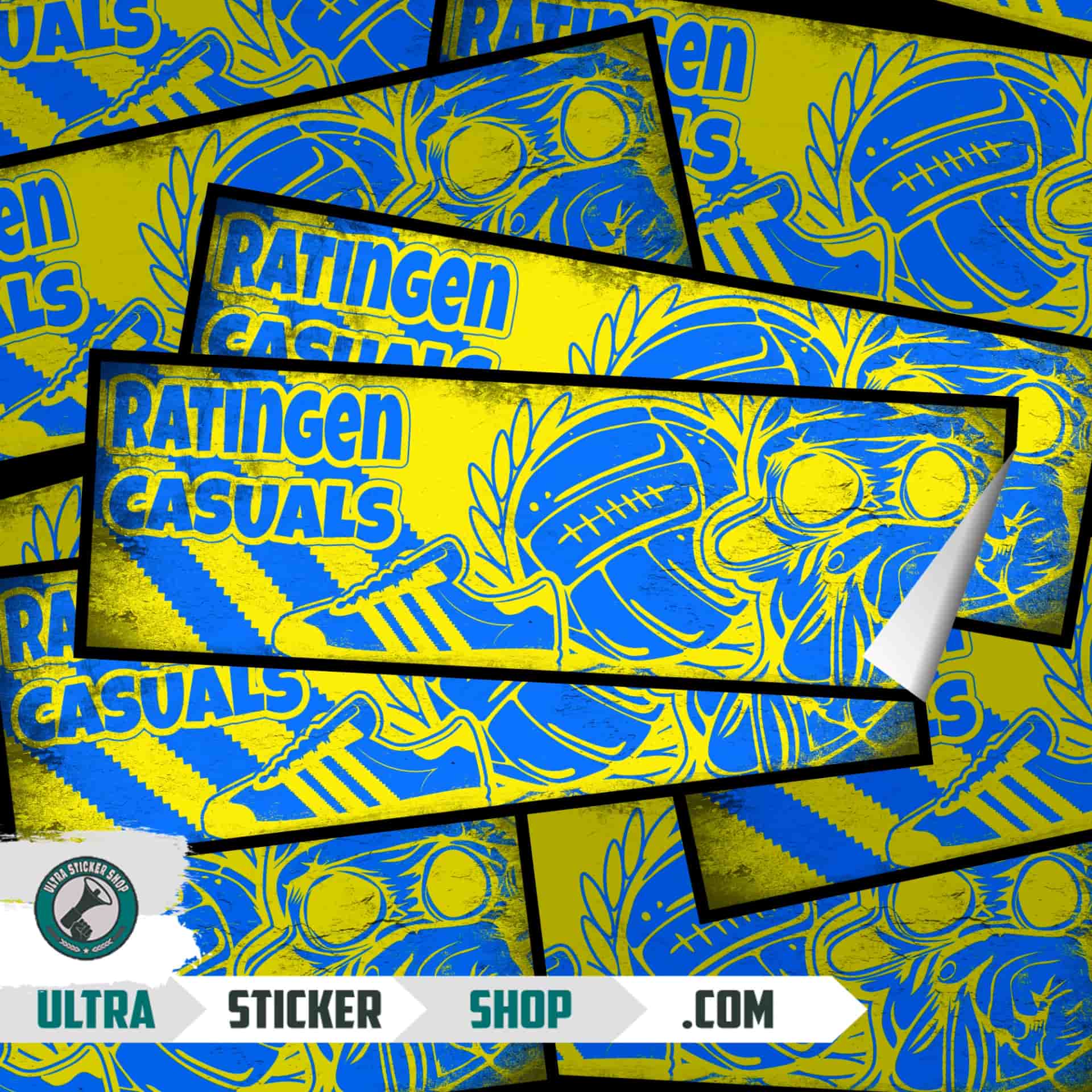 Ratingen casuals Aufkleber