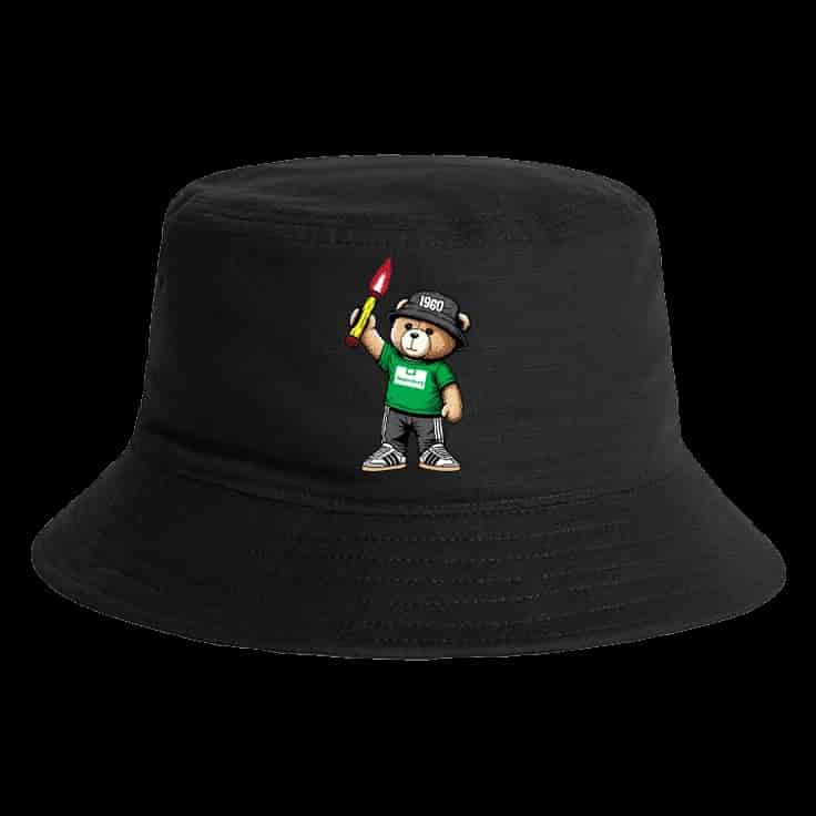 Regensburg 1960 bear Bucket Hat