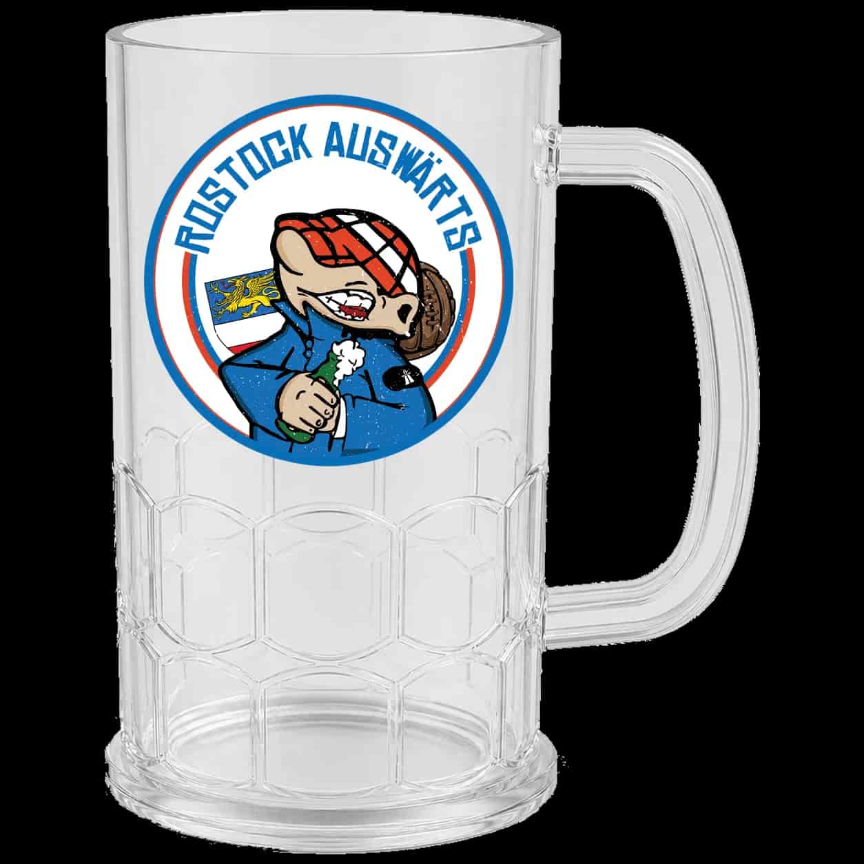 Rostock auswärts Bierkrug