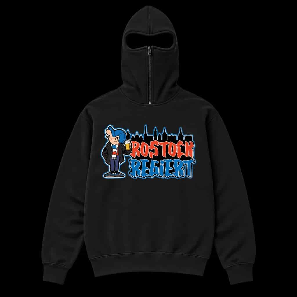 Rostock regiert Ninja Kapuzenpullover