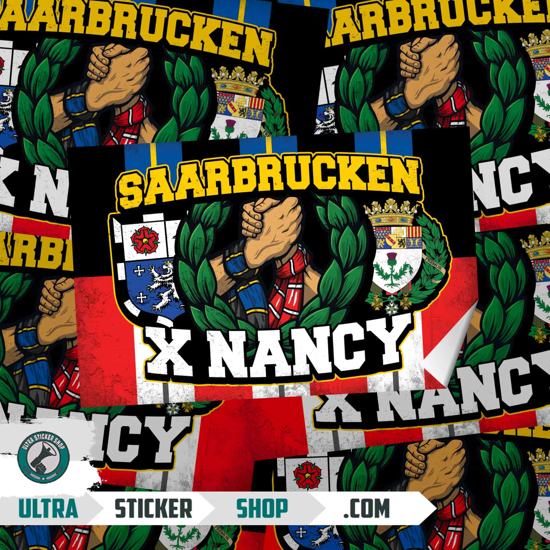 Saarbrücken Nancy Aufkleber
