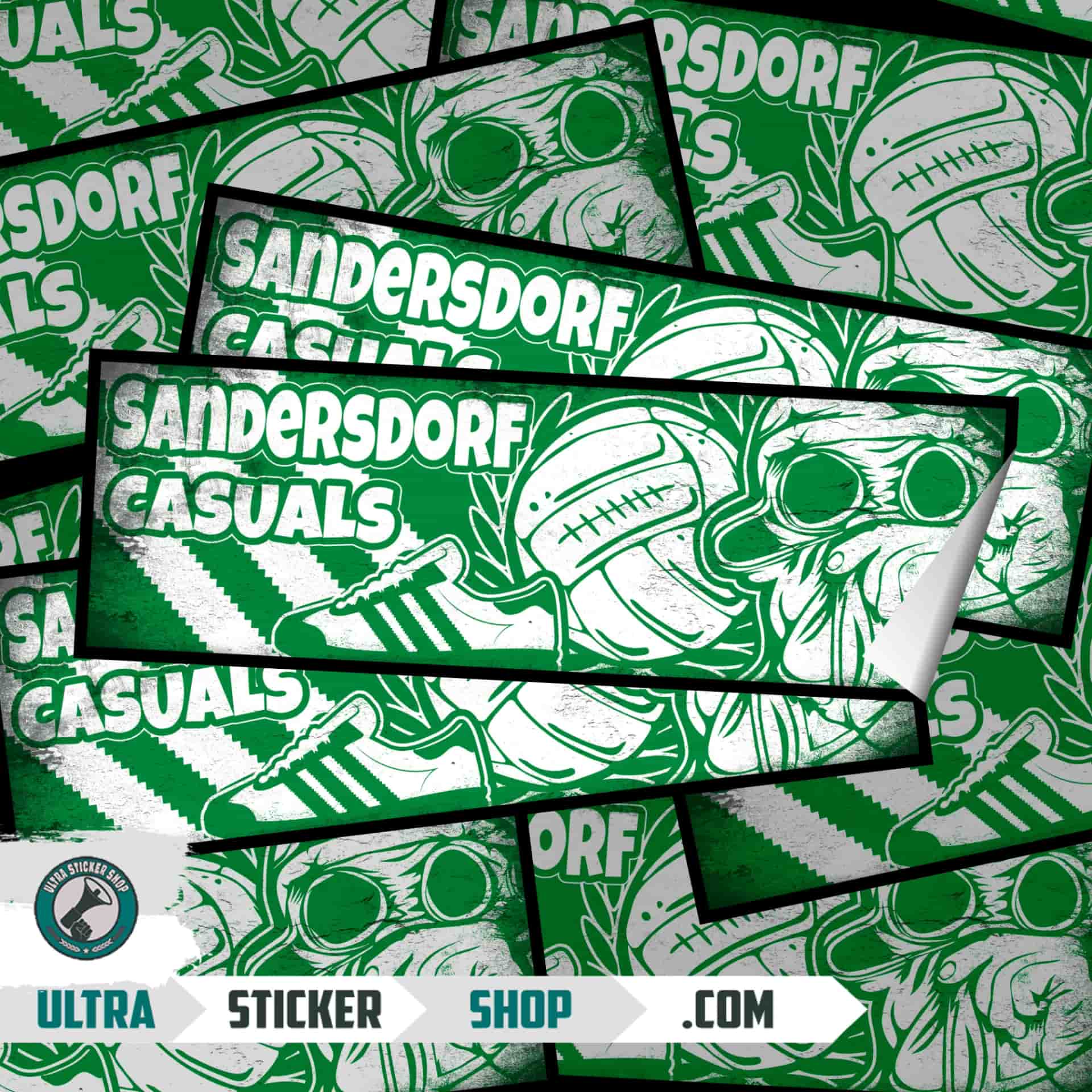 Sandersdorf casuals Aufkleber