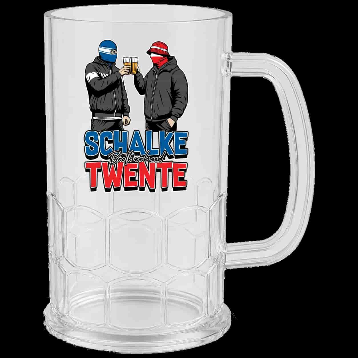 Schalke Brotherhood Twente Bierkrug