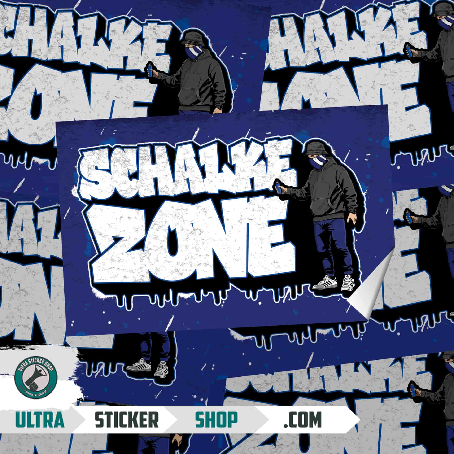 Schalke Zone Aufkleber