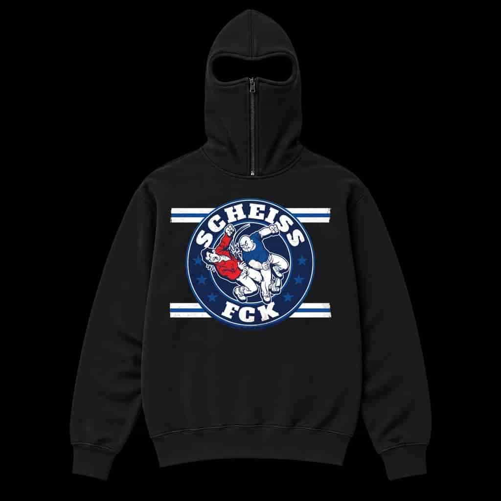 scheiss fck Ninja Kapuzenpullover