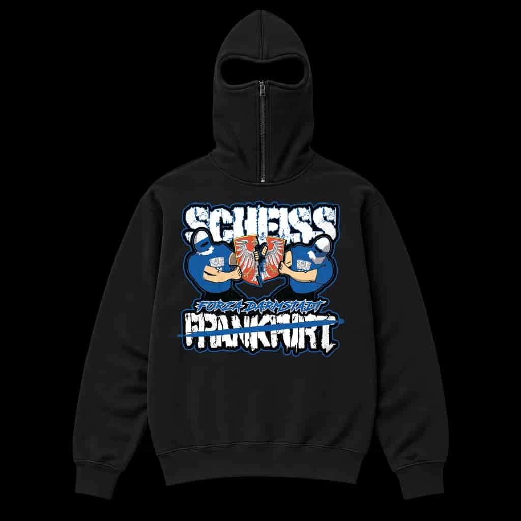 Scheiss frankfurt Ninja Kapuzenpullover