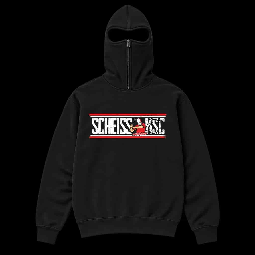 Scheiss ksc Ninja Kapuzenpullover
