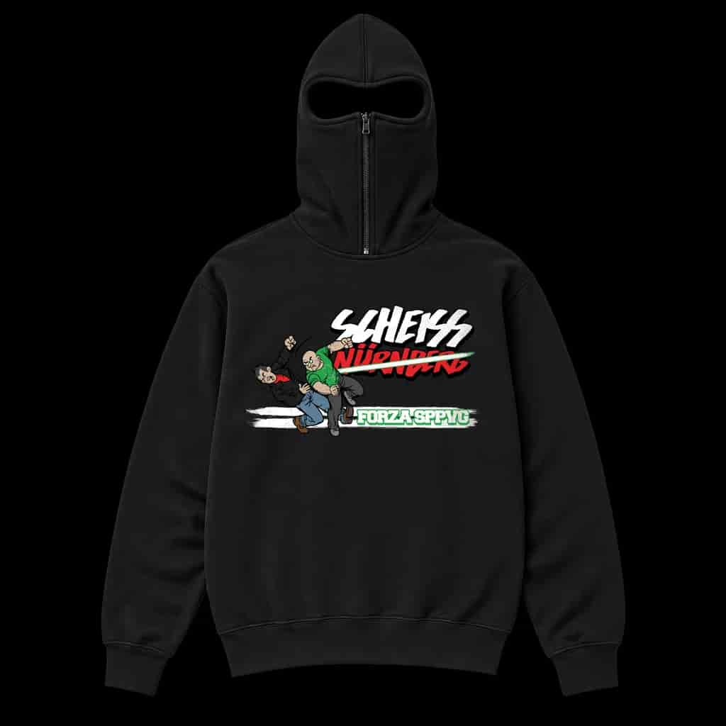 Scheiss Nürnberg Ninja Kapuzenpullover